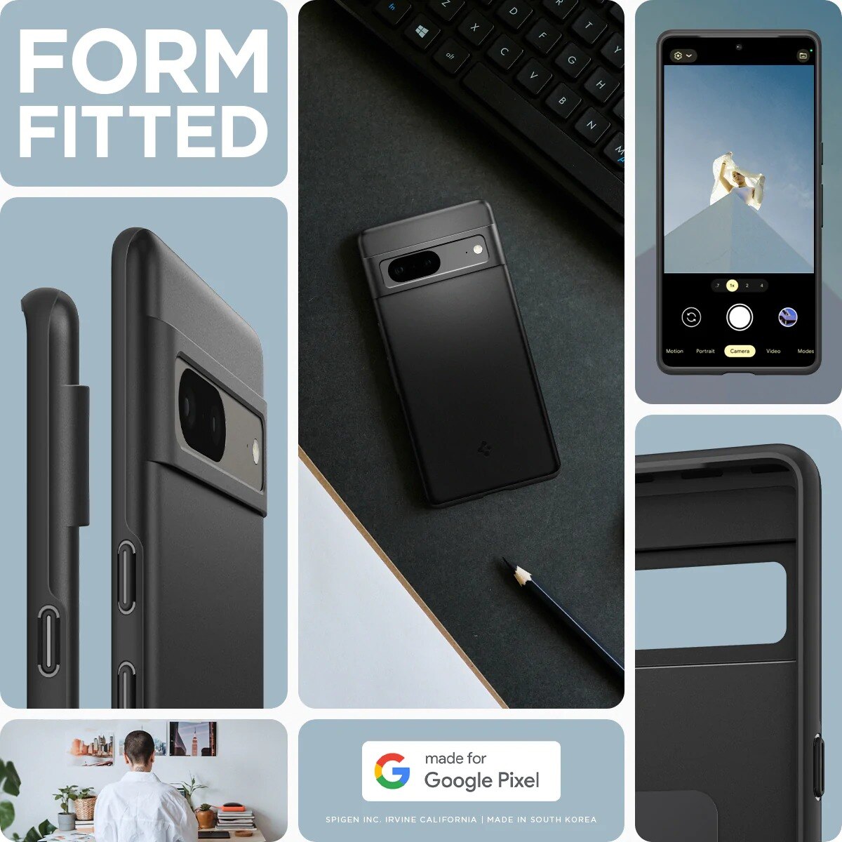 Case Thin Fit Google Pixel 7 Black