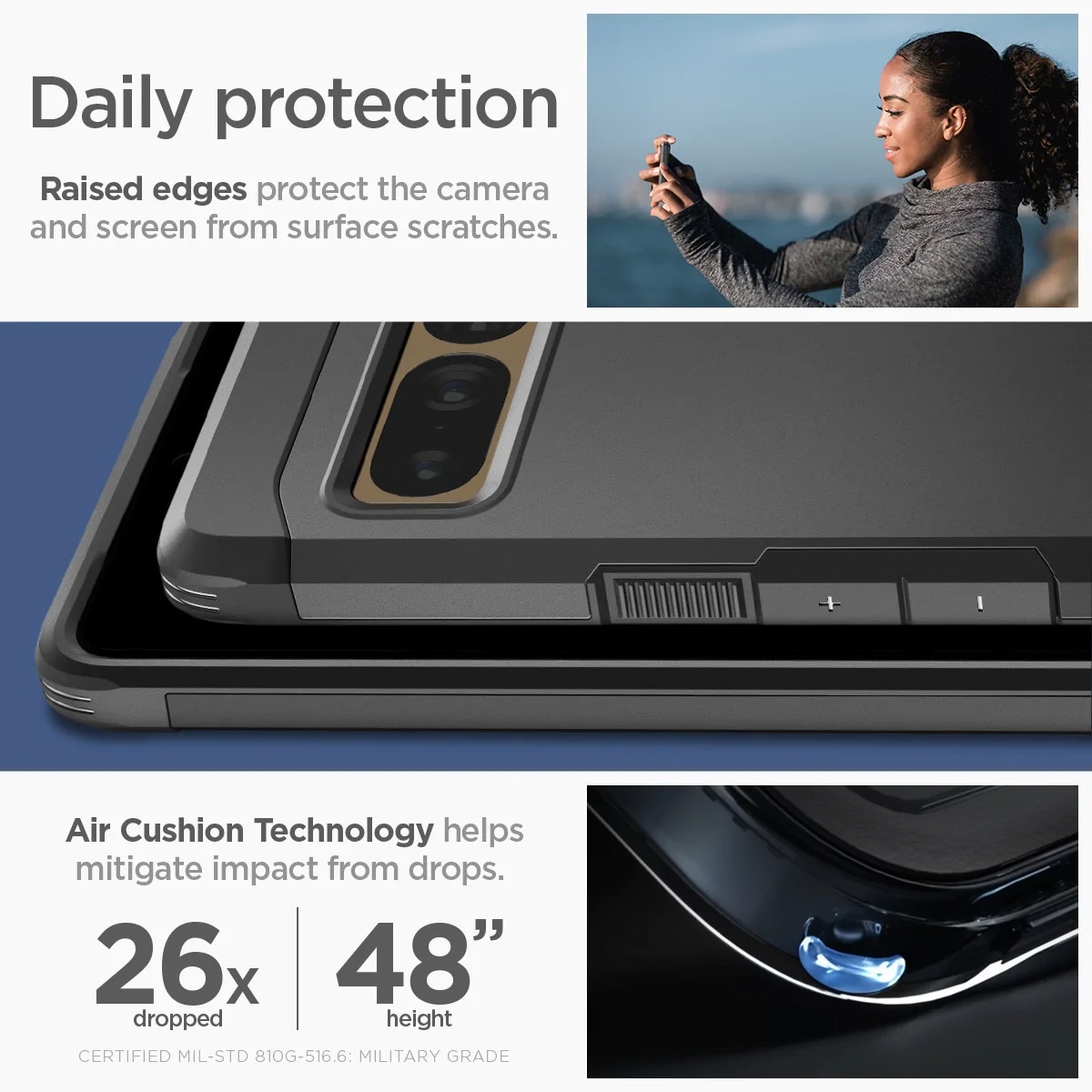 Case Tough Armor Google Pixel 7 Pro Black