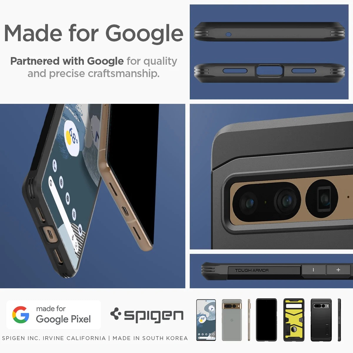 Case Tough Armor Google Pixel 7 Pro Black
