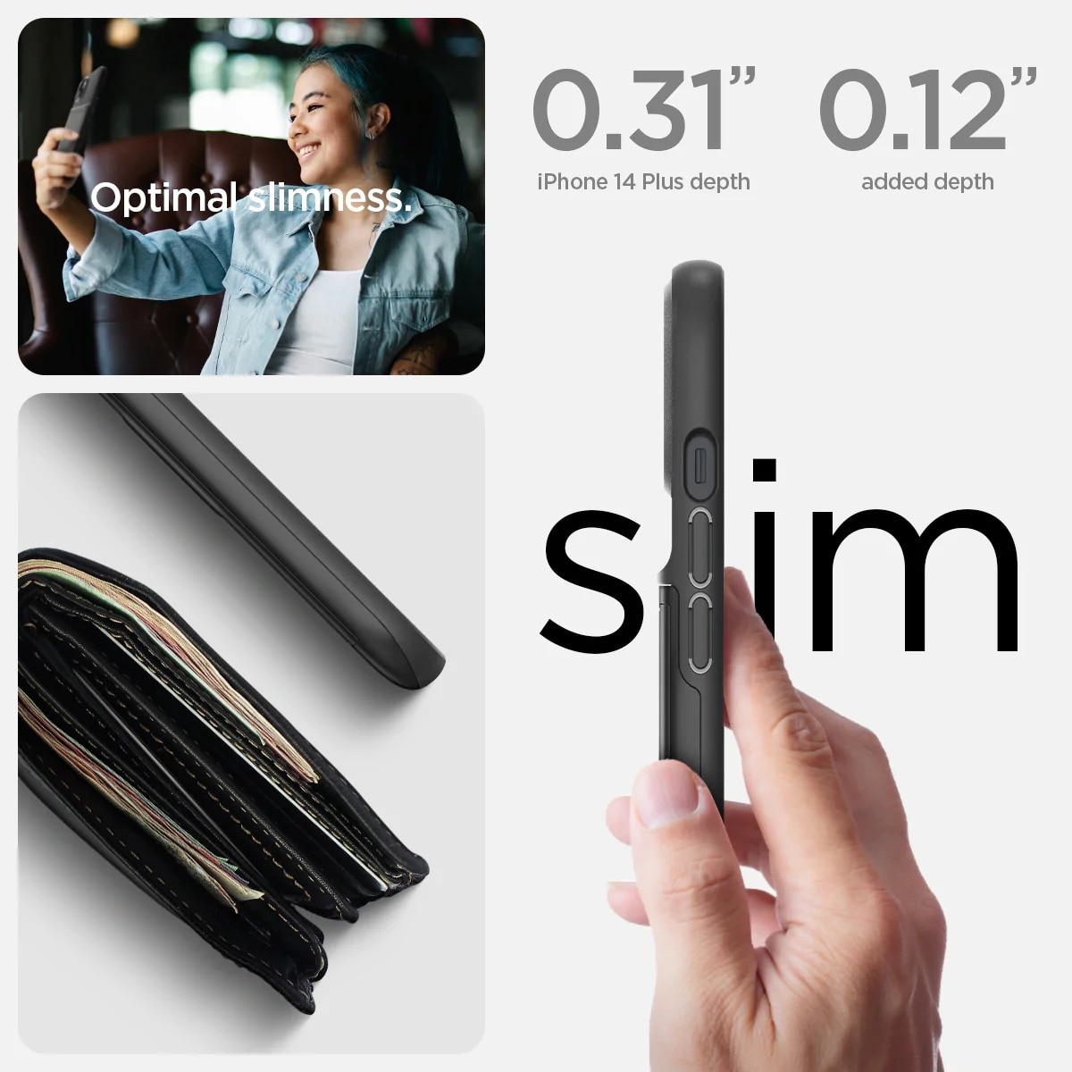 Case Slim Armor CS iPhone 14 Black
