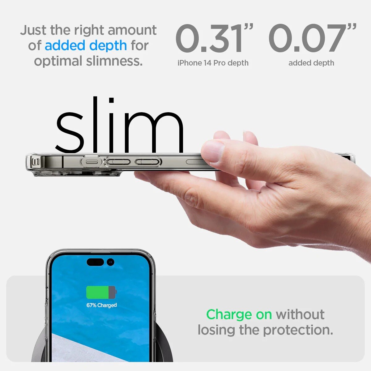 Case Liquid iPhone 14 Pro Crystal Clear