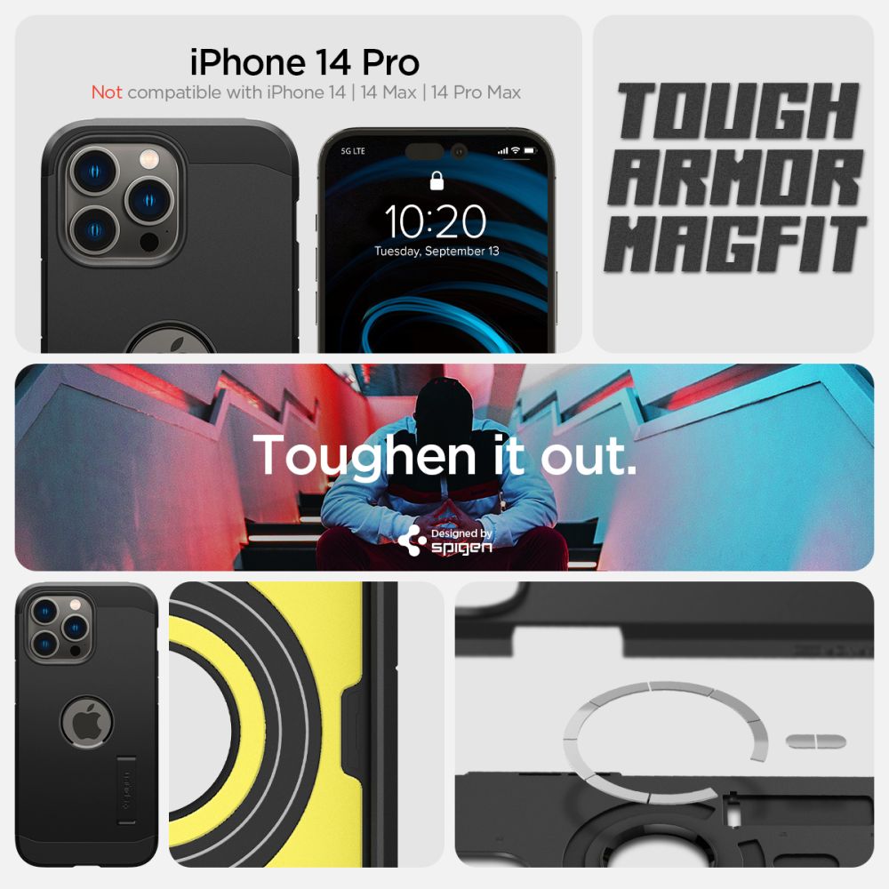 Case Tough Armor Mag iPhone 14 Pro Max Black