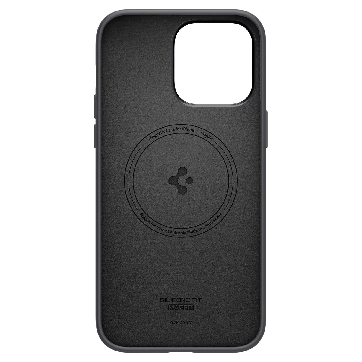 Case Silicone Fit Mag iPhone 14 Pro Black