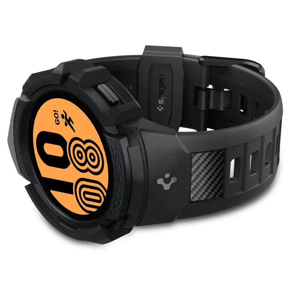 Spigen Rugged Armor Pro Samsung Galaxy Watch 4 44mm Schwarz