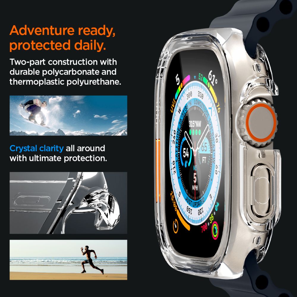 Case Ultra Hybrid Apple Watch Ultra 49mm Crystal Clear