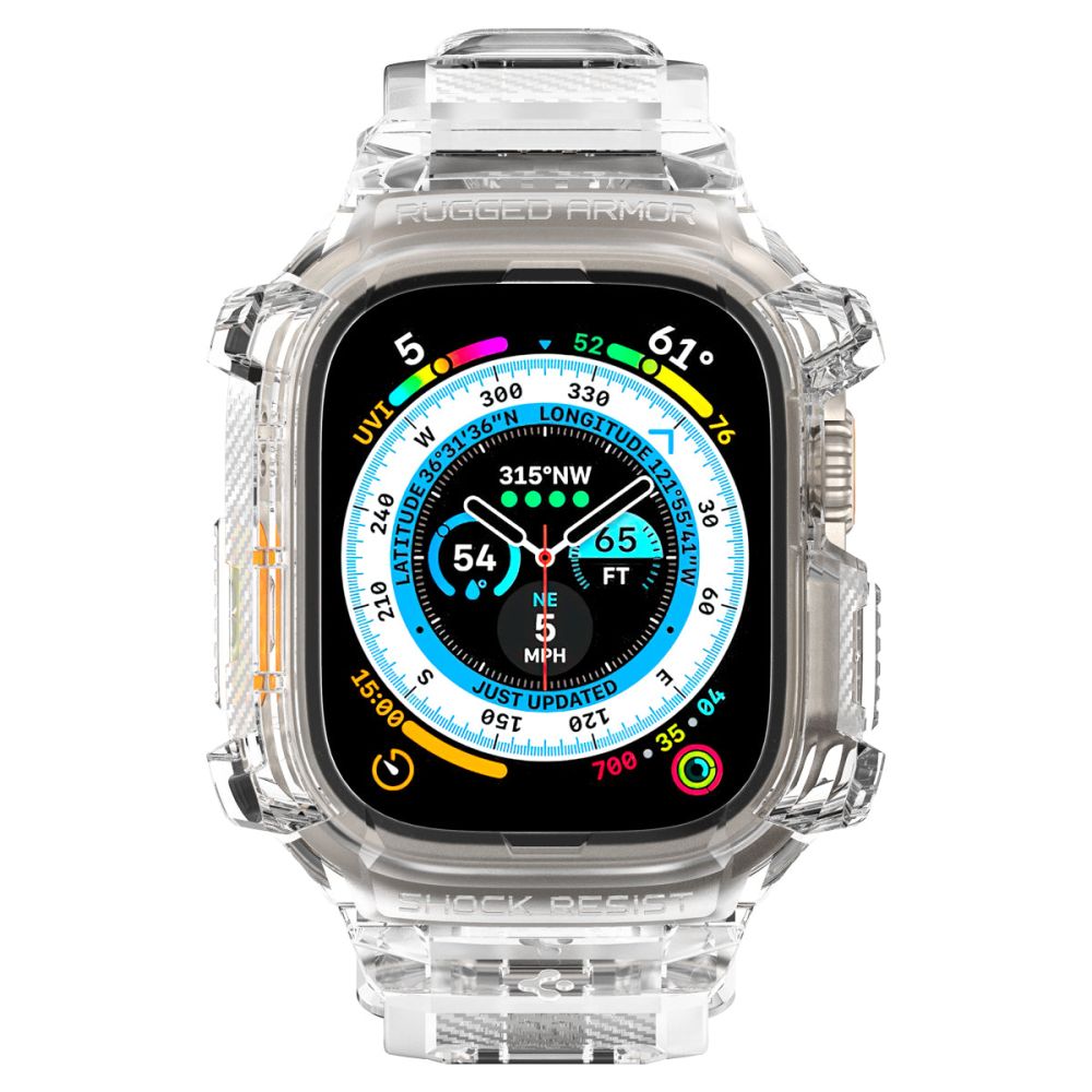 Case Rugged Armor Pro Apple Watch Ultra 2 49mm Crystal Clear