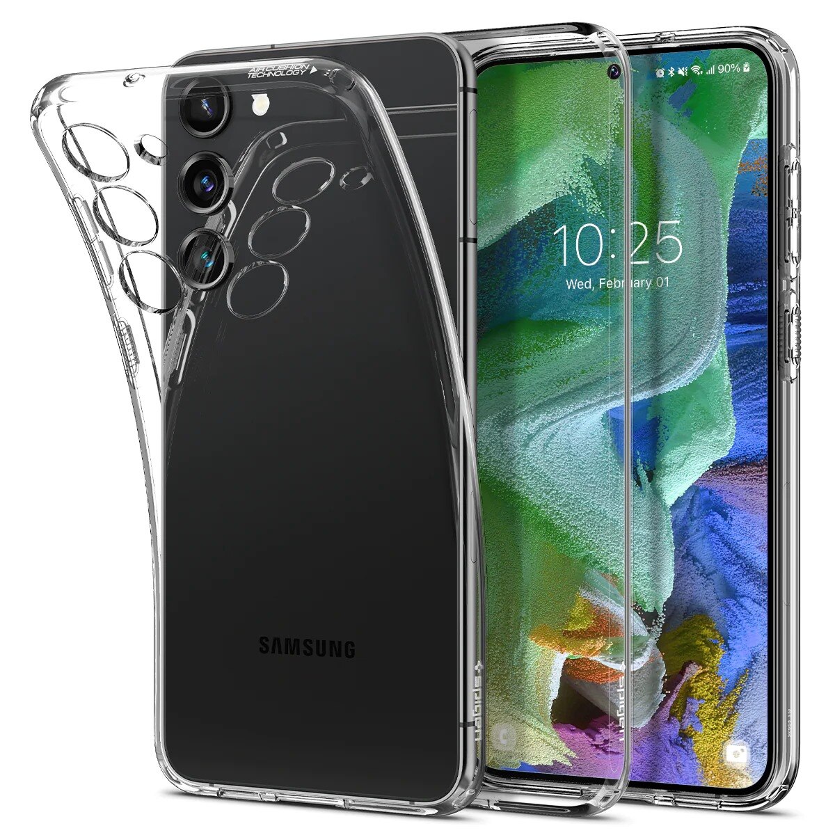 Case Liquid Samsung Galaxy S23 Plus Crystal Clear