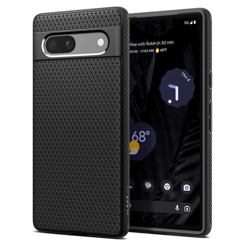 Case Liquid Air Google Pixel 7a Black