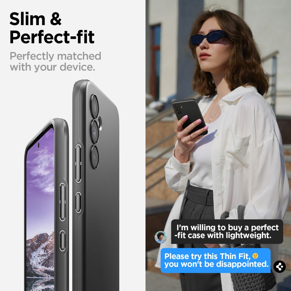 Case Thin Fit Samsung Galaxy A54 Black