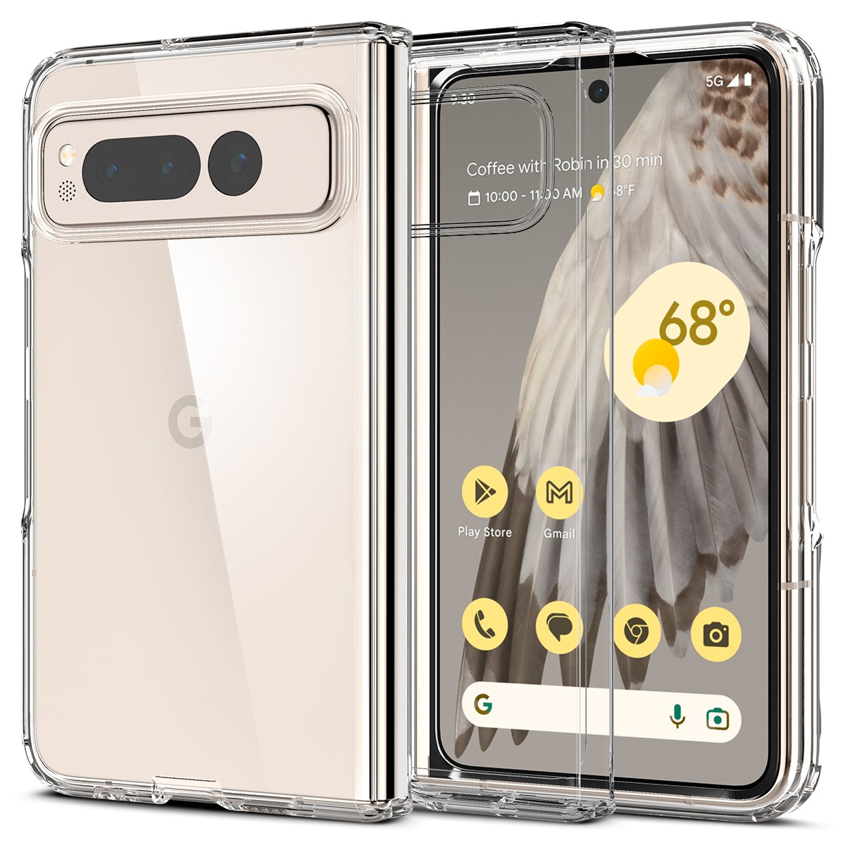 Case Ultra Hybrid Google Pixel Fold Crystal Clear