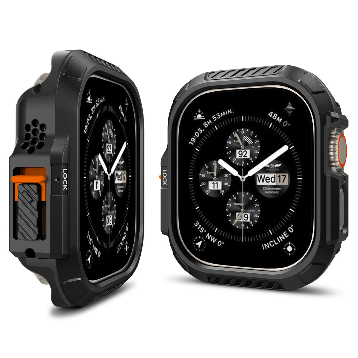 Case Lock Fit Apple Watch Ultra 2 49mm Black