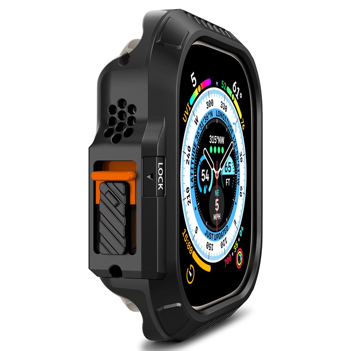 Case Lock Fit Apple Watch Ultra 2 49mm Black