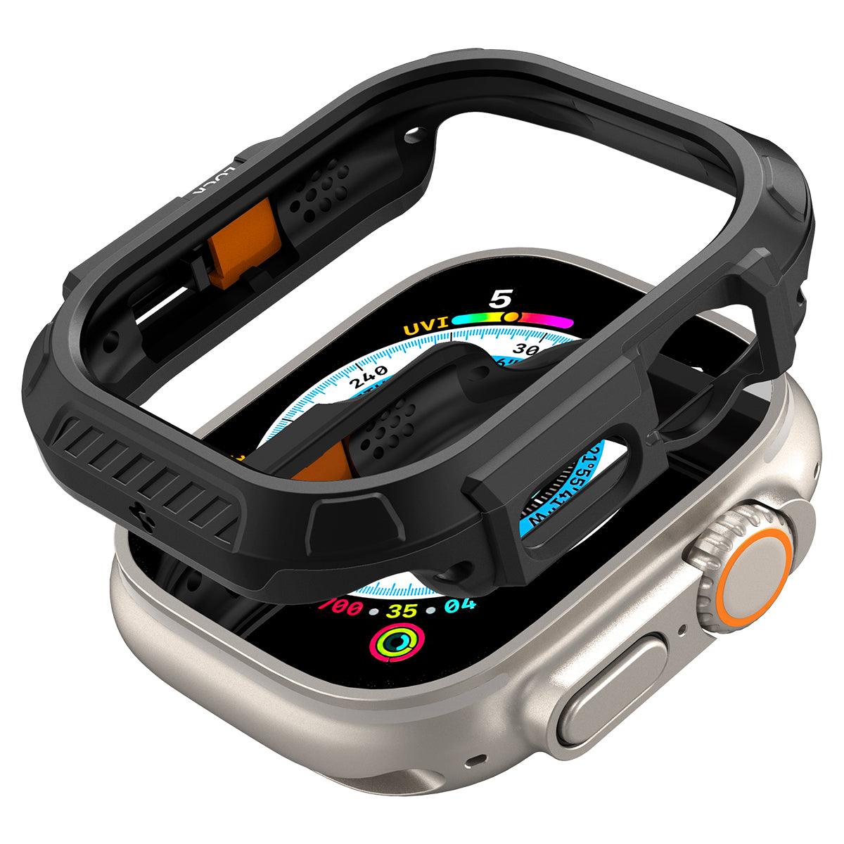 Case Lock Fit Apple Watch Ultra 2 49mm Black