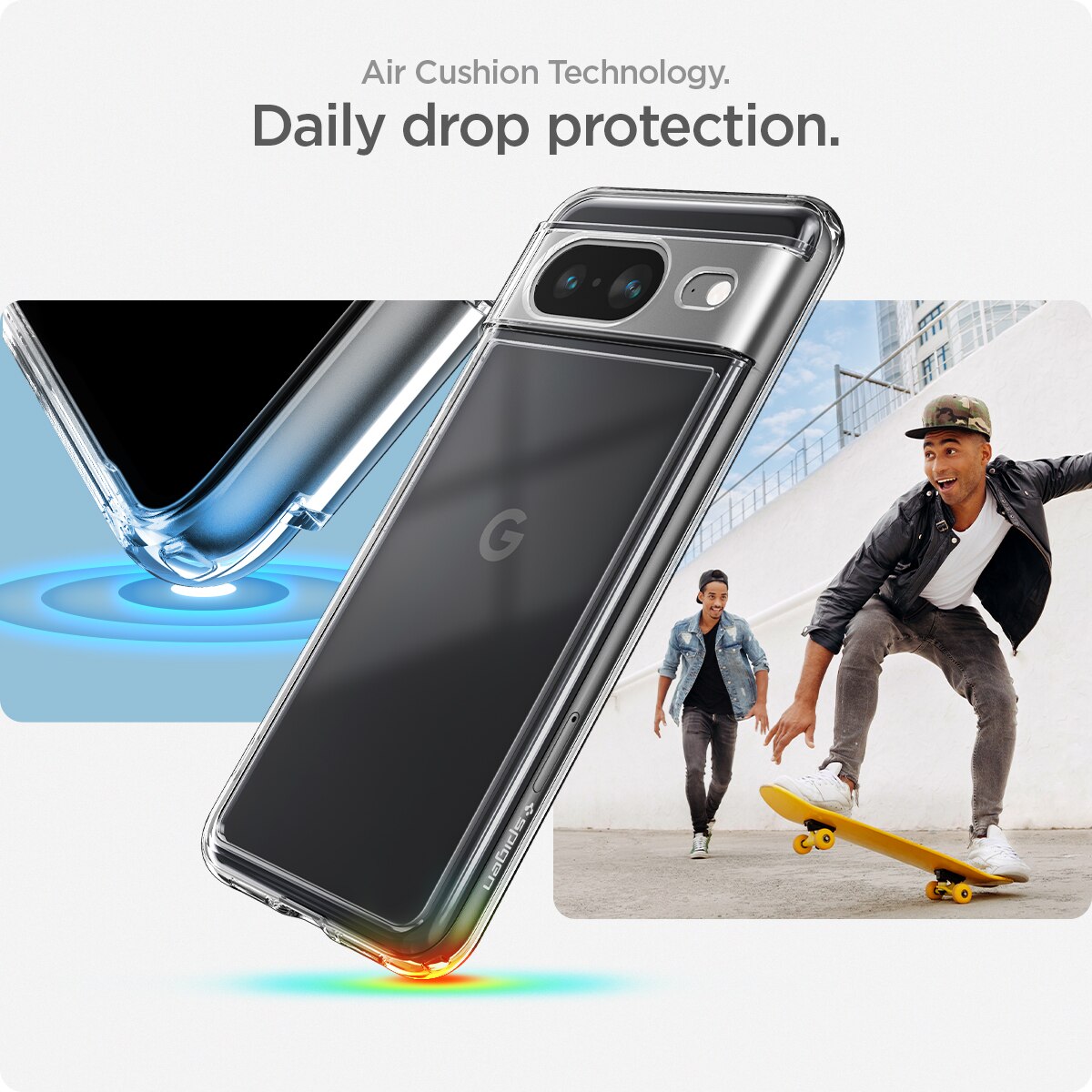 Case Ultra Hybrid Google Pixel 8 Crystal Clear