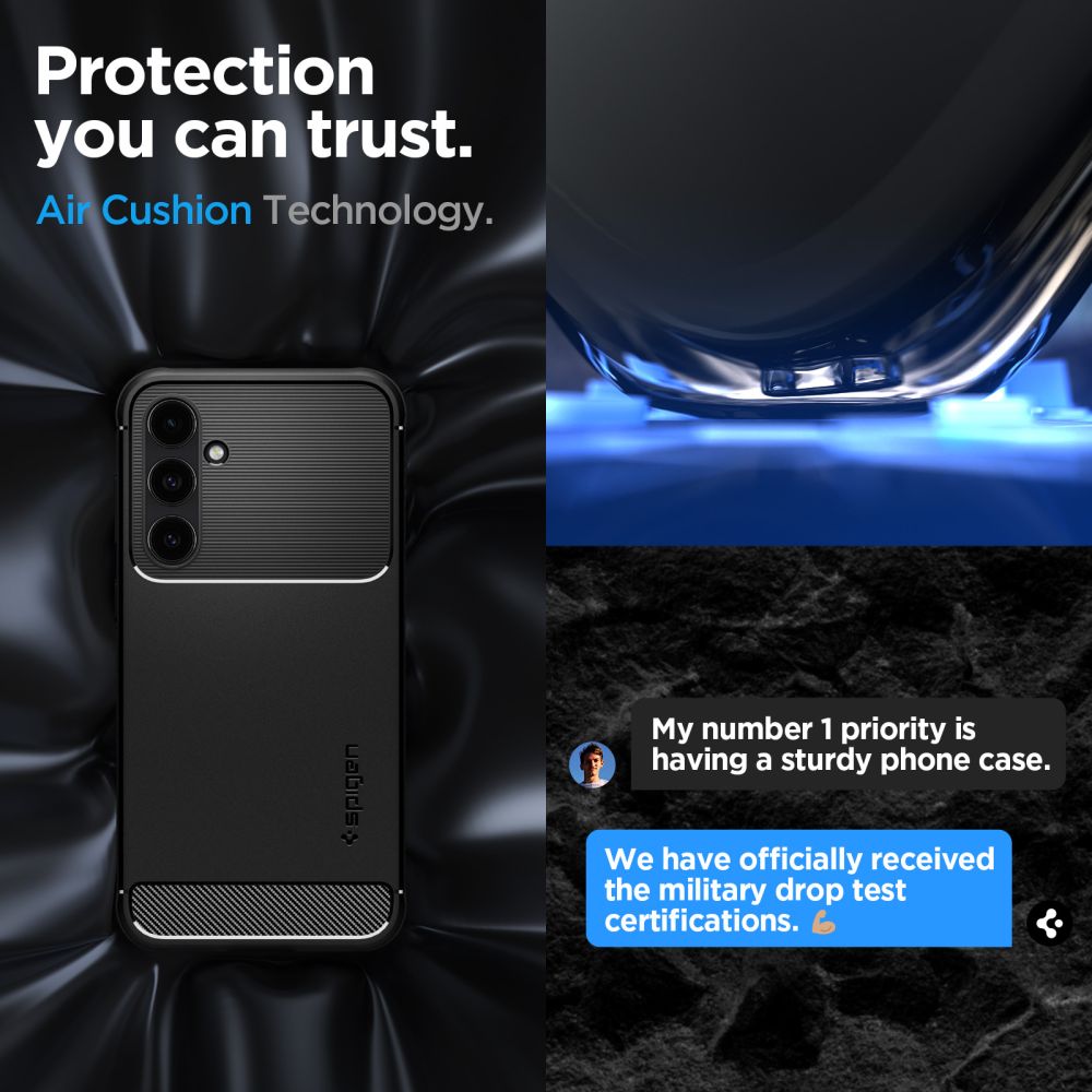 Case Rugged Armor Samsung Galaxy S23 FE Black