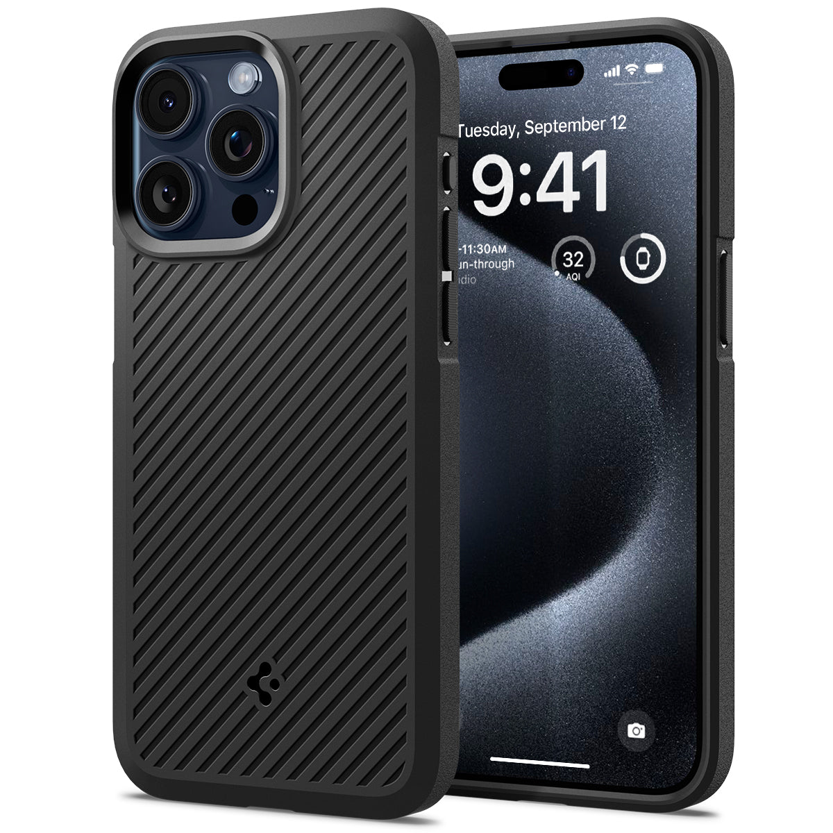 Core Armor Case iPhone 15 Pro Matte Black