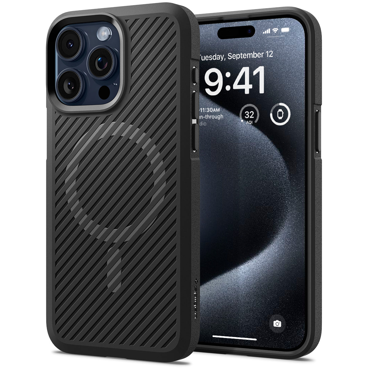 Core Armor MagSafe Case iPhone 15 Pro Matte Black