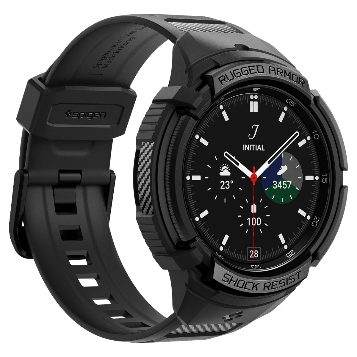 Case Rugged Armor Pro Samsung Galaxy Watch 6 Classic 43mm Schwarz