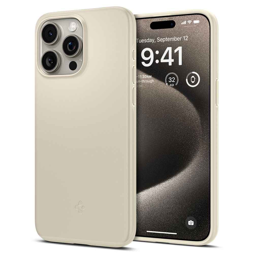 Case Thin Fit iPhone 15 Pro Max Mute Beige