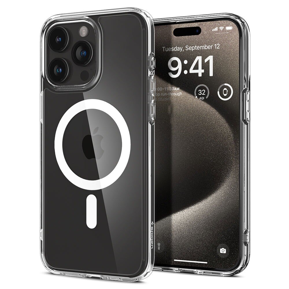 Case Ultra Hybrid MagSafe iPhone 15 Pro White