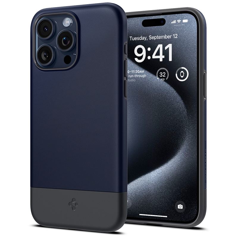 Hülle Style Armor MagSafe iPhone 15 Pro Max Midnight Indigo