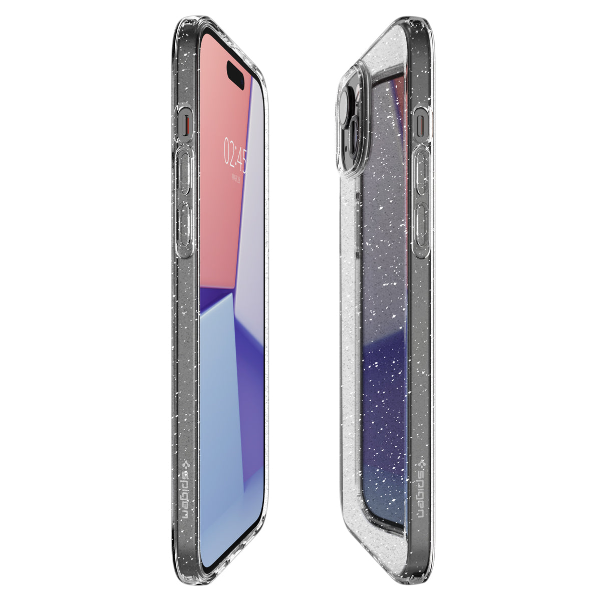Case Liquid Crystal iPhone 15 Plus Glitter Crystal