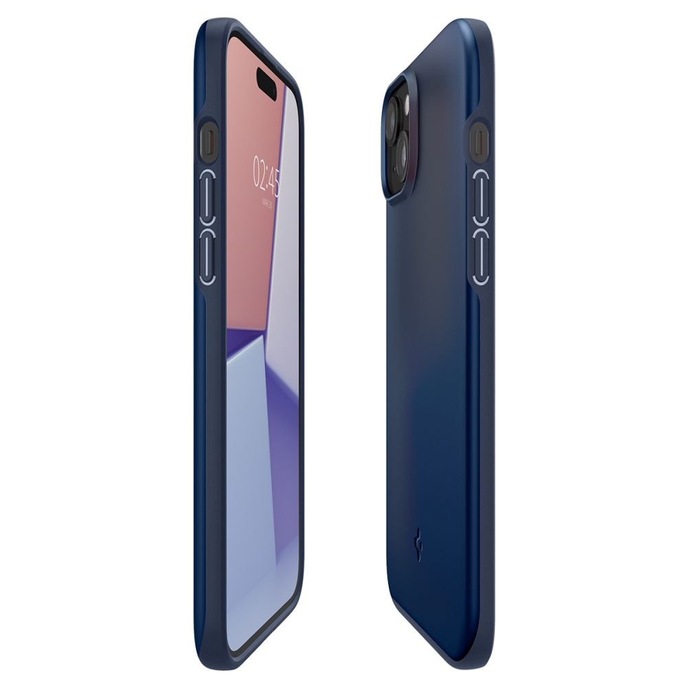 Hülle Thin Fit iPhone 15 Navy Blue