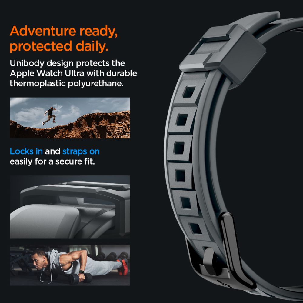 Case Rugged Armor Pro Apple Watch Ultra 2 49mm Dark Grey