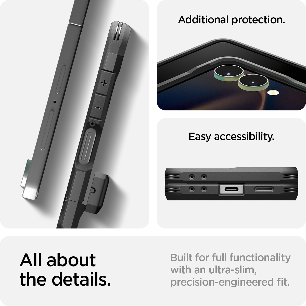 Case Tough Armor Pro MagSafe Samsung Galaxy Z Flip 7 Black