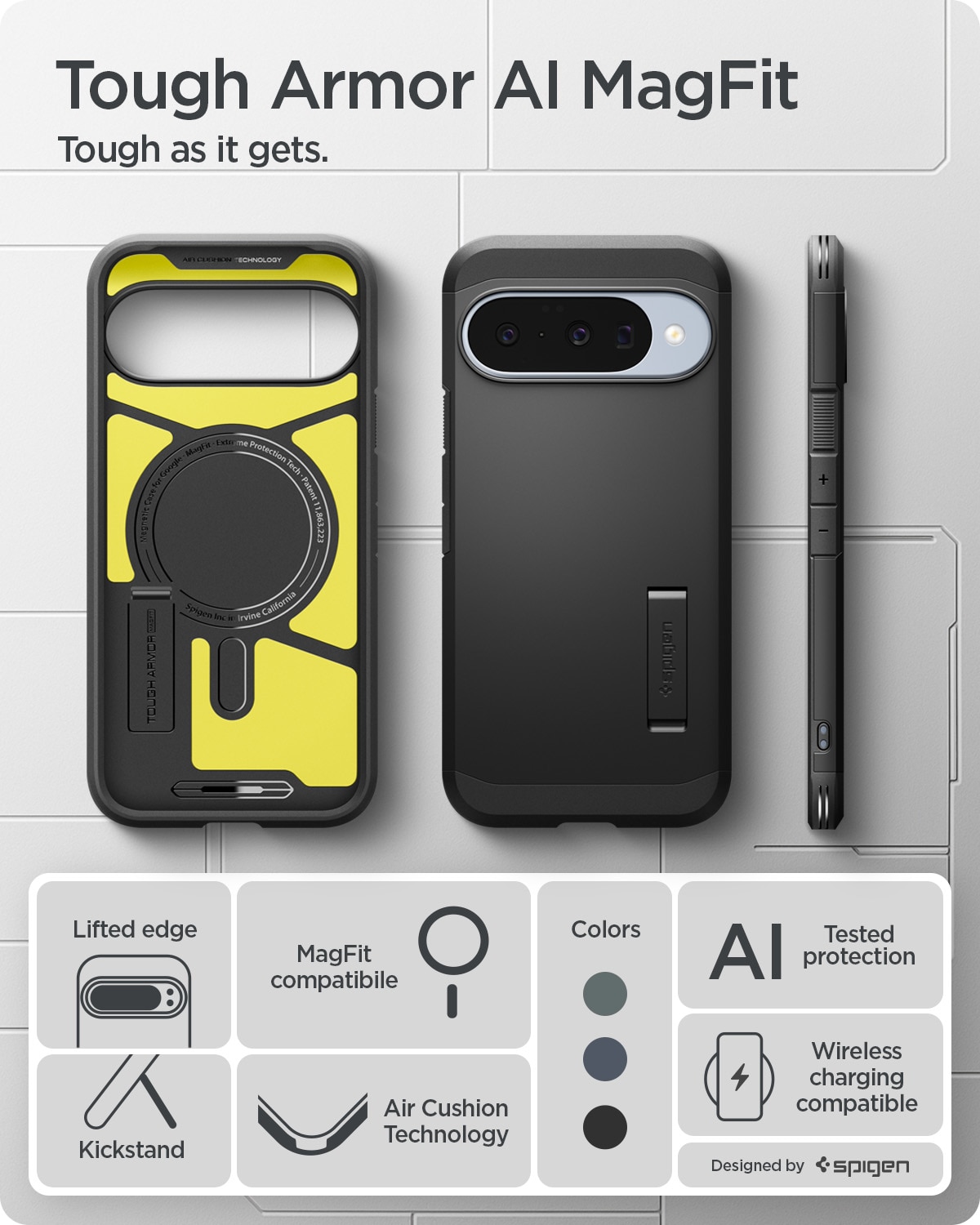 Case Tough Armor MagSafe Google Pixel 10 Pro Black