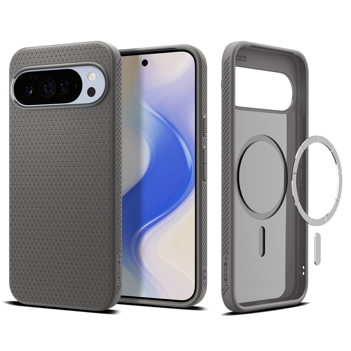 Case Liquid Air MagSafe Google Pixel 10 Pro XL Marble Gray