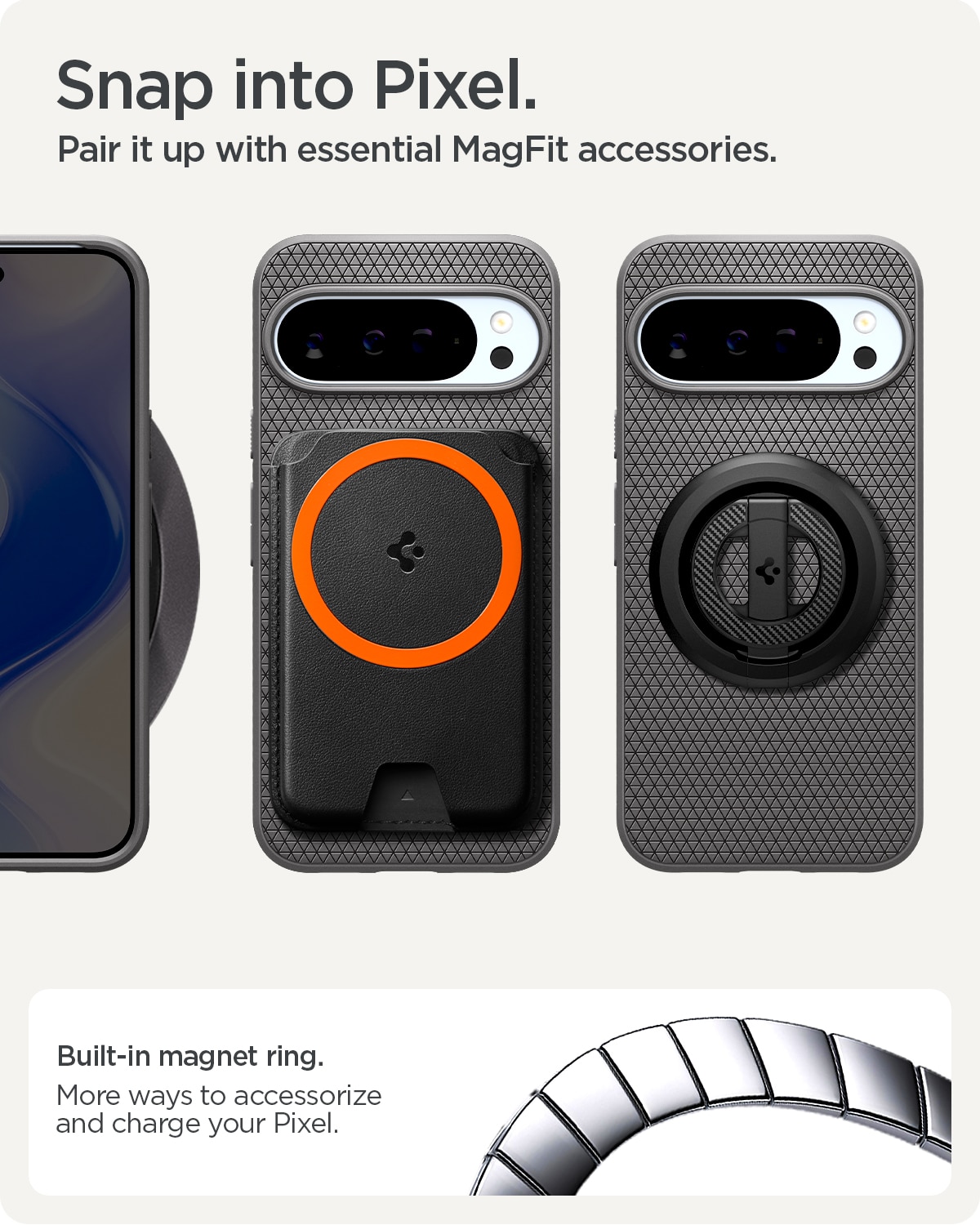 Case Liquid Air MagSafe Google Pixel 10 Pro XL Marble Gray