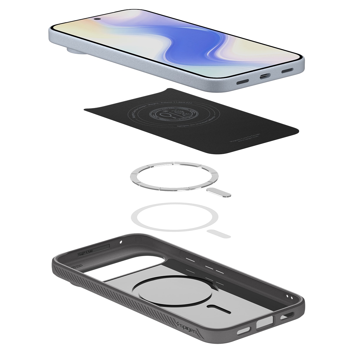 Case Liquid Air MagSafe Google Pixel 10 Pro XL Marble Gray