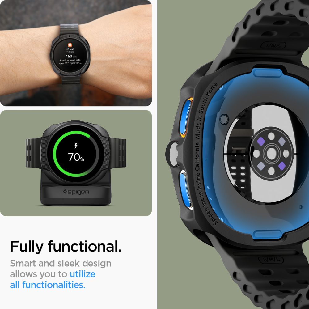 Hülle Liquid Air Samsung Galaxy Watch 8 44mm Black