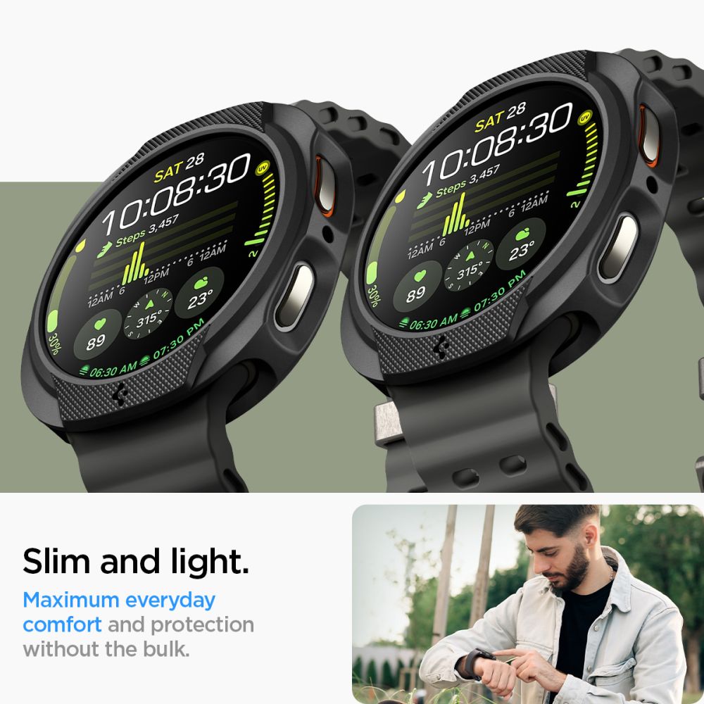 Hülle Liquid Air Samsung Galaxy Watch 8 44mm Black