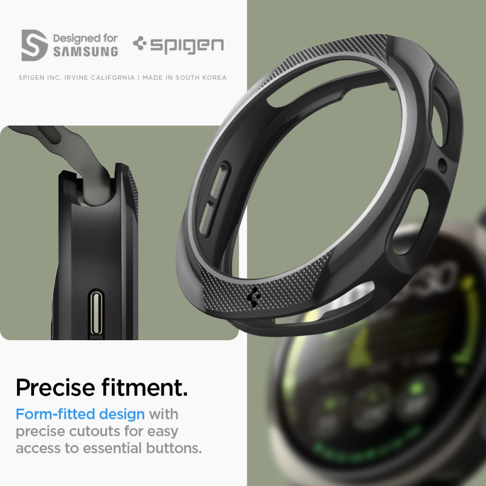 Hülle Liquid Air Samsung Galaxy Watch 8 44mm Black