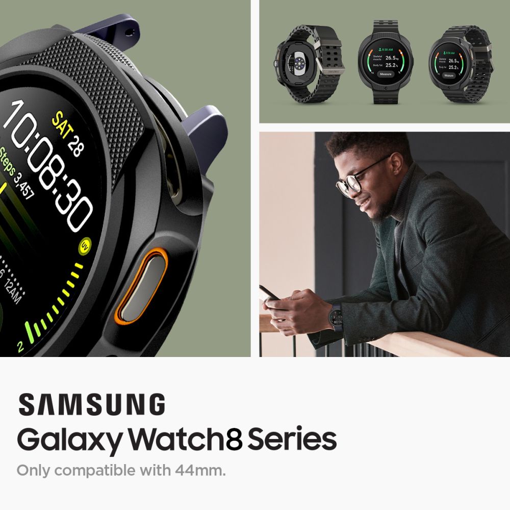 Hülle Liquid Air Samsung Galaxy Watch 8 44mm Black