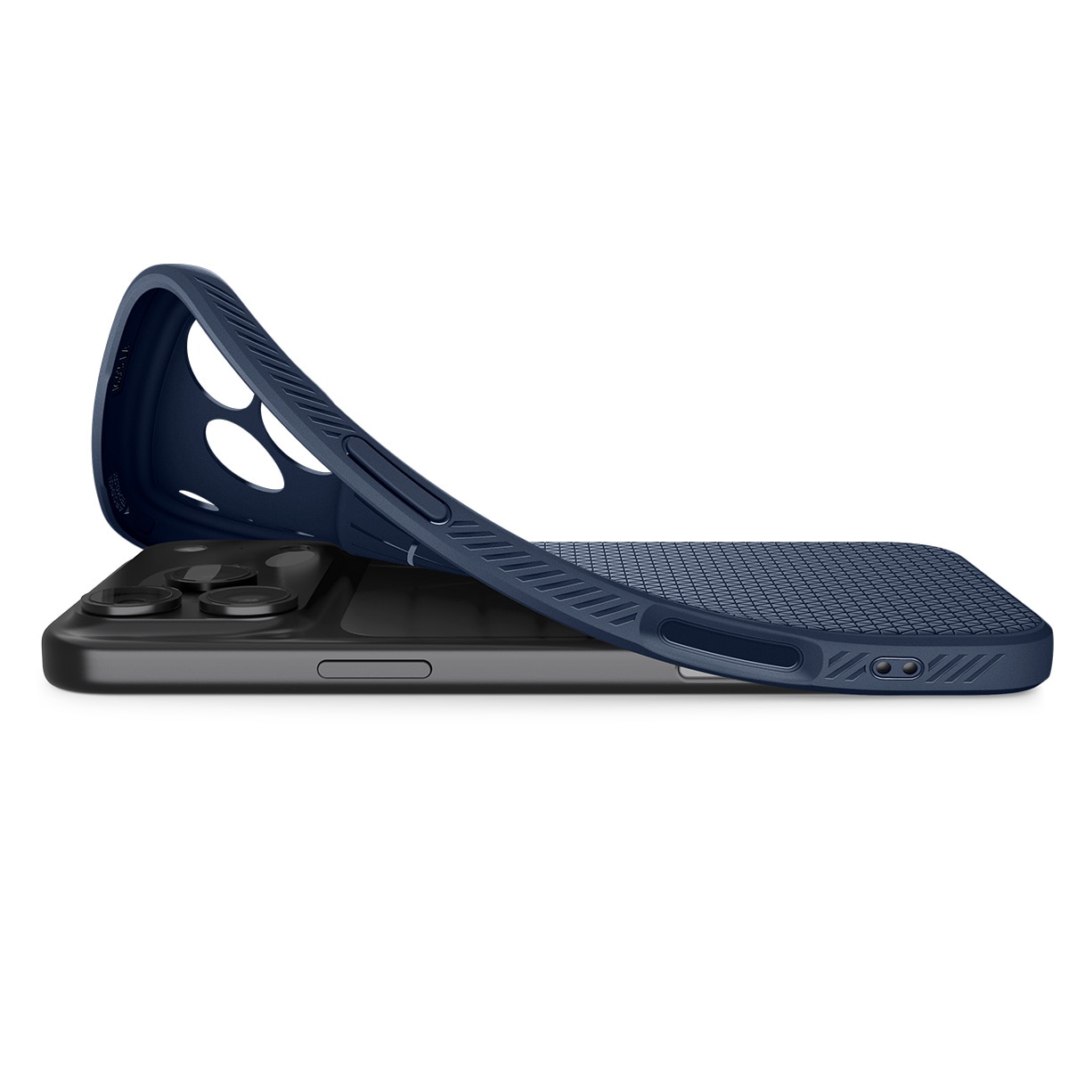 Case Liquid Air iPhone 17 Pro Matte Navy