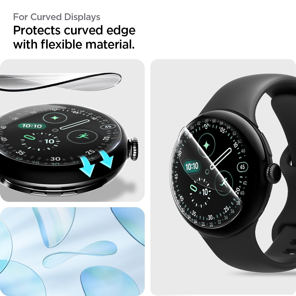 Screen Protector EliteShield EZ Fit (2 Stück) Google Pixel Watch 4 45mm