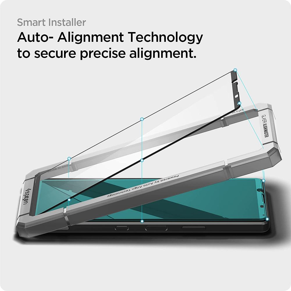 AlignMaster GLAS.tR Full Cover Sony Xperia 1 III Schwarz