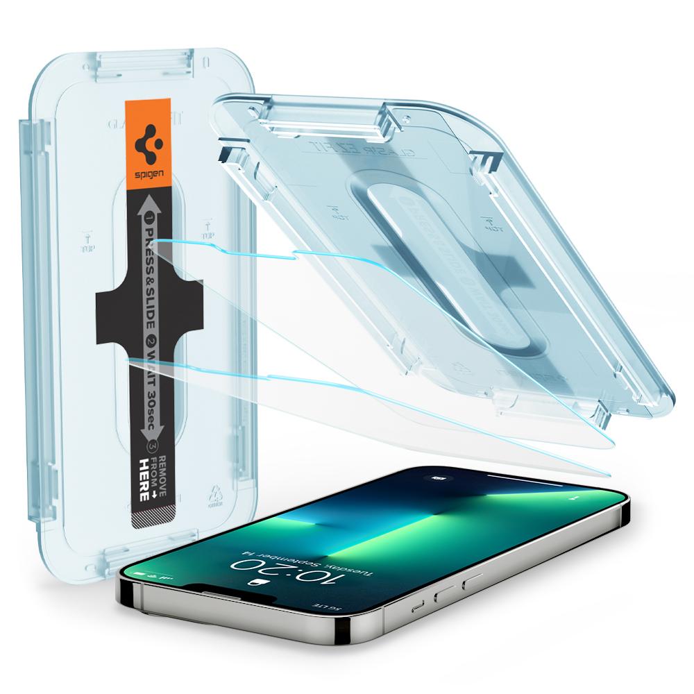 Screen Protector GLAS.tR EZ Fit (2 Stück) iPhone 13/13 Pro/14