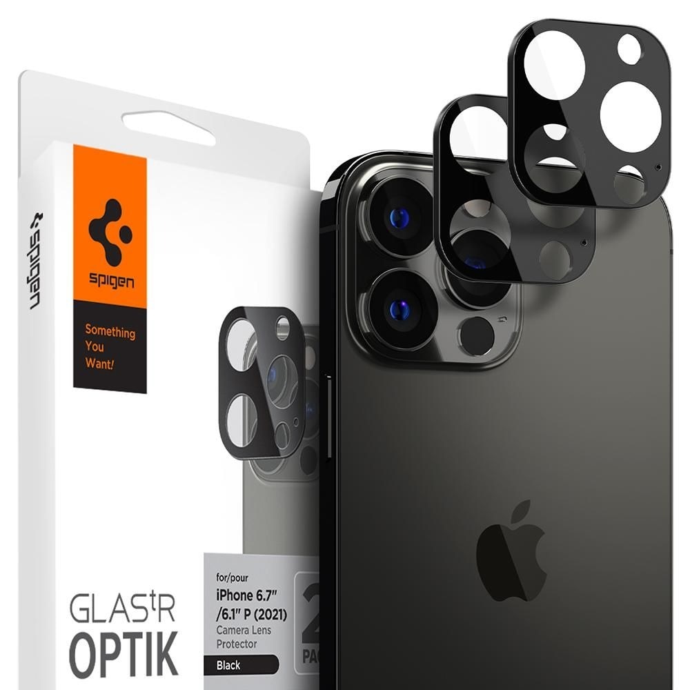 Optik Lens Protector Black (2 Stück) iPhone 13 Pro/13 Pro Max Schwarz