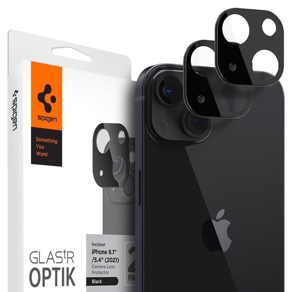 Optik Lens Protector Black (2 Stück) iPhone 13 Mini schwarz