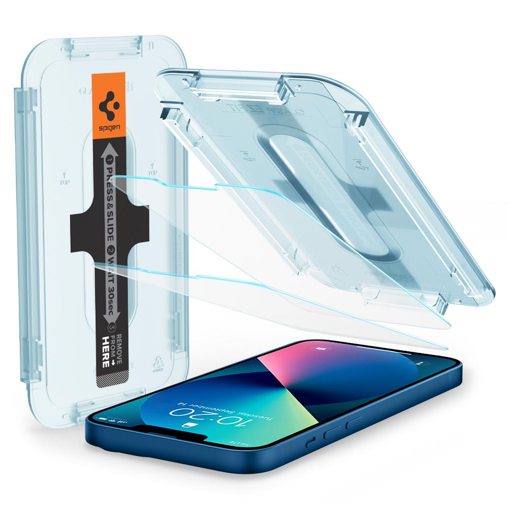 Screen Protector GLAS.tR EZ Fit (2 Stück) iPhone 13 Mini