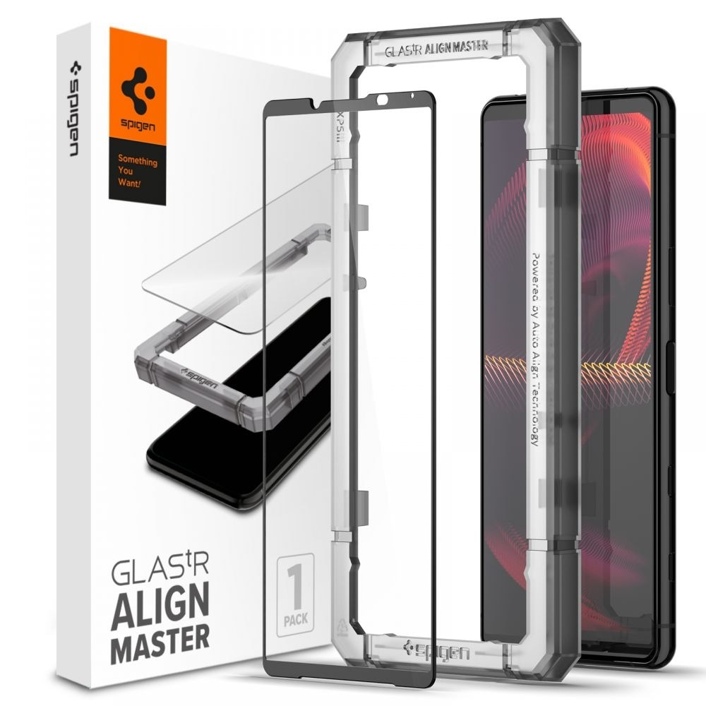 AlignMaster GLAS.tR Full Cover Sony Xperia 5 III Schwarz