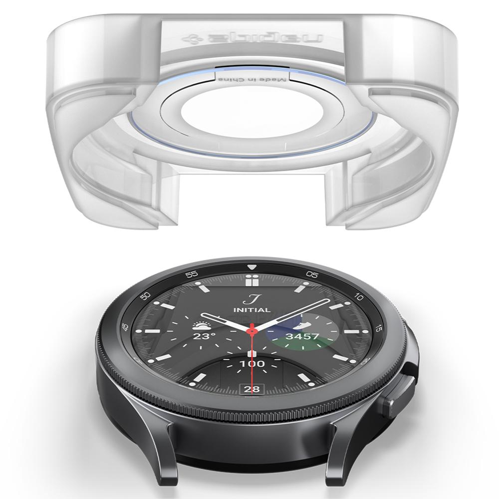 Screen Protector EZ Fit GLAS.tR (2 Stück) Samsung Galaxy Watch 4 Classic 46mm