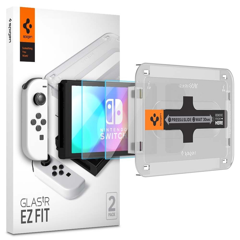 Screen Protector GLAS.tR EZ Fit (2 Stück) Nintendo Switch OLED