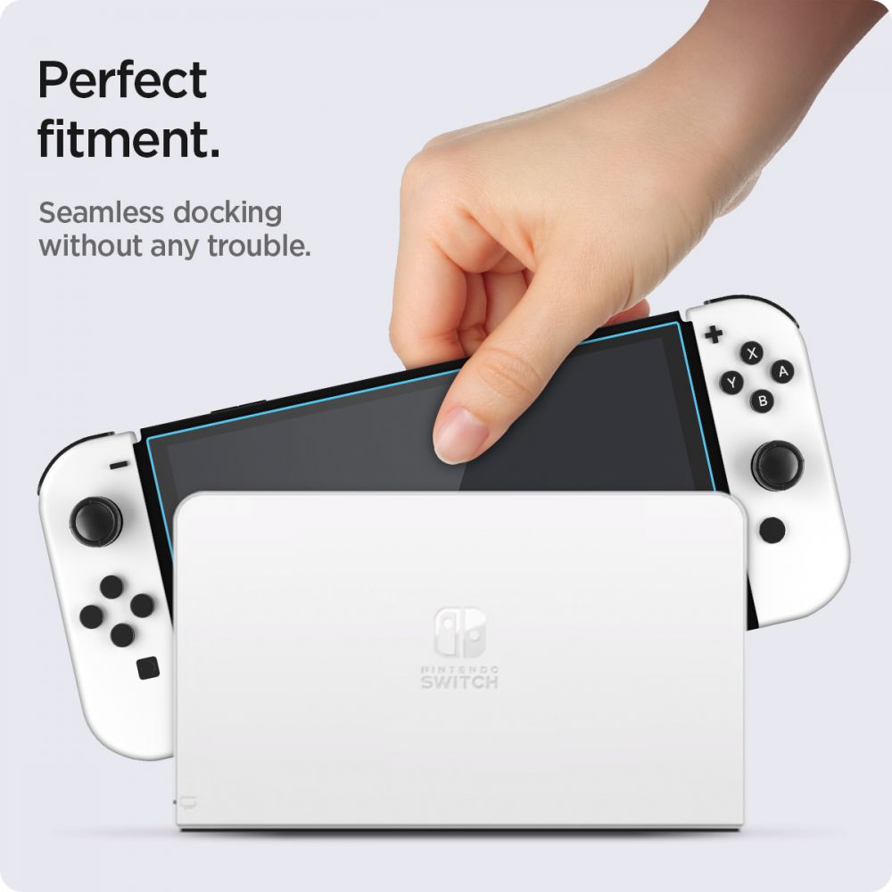 Screen Protector GLAS.tR EZ Fit (2 Stück) Nintendo Switch OLED