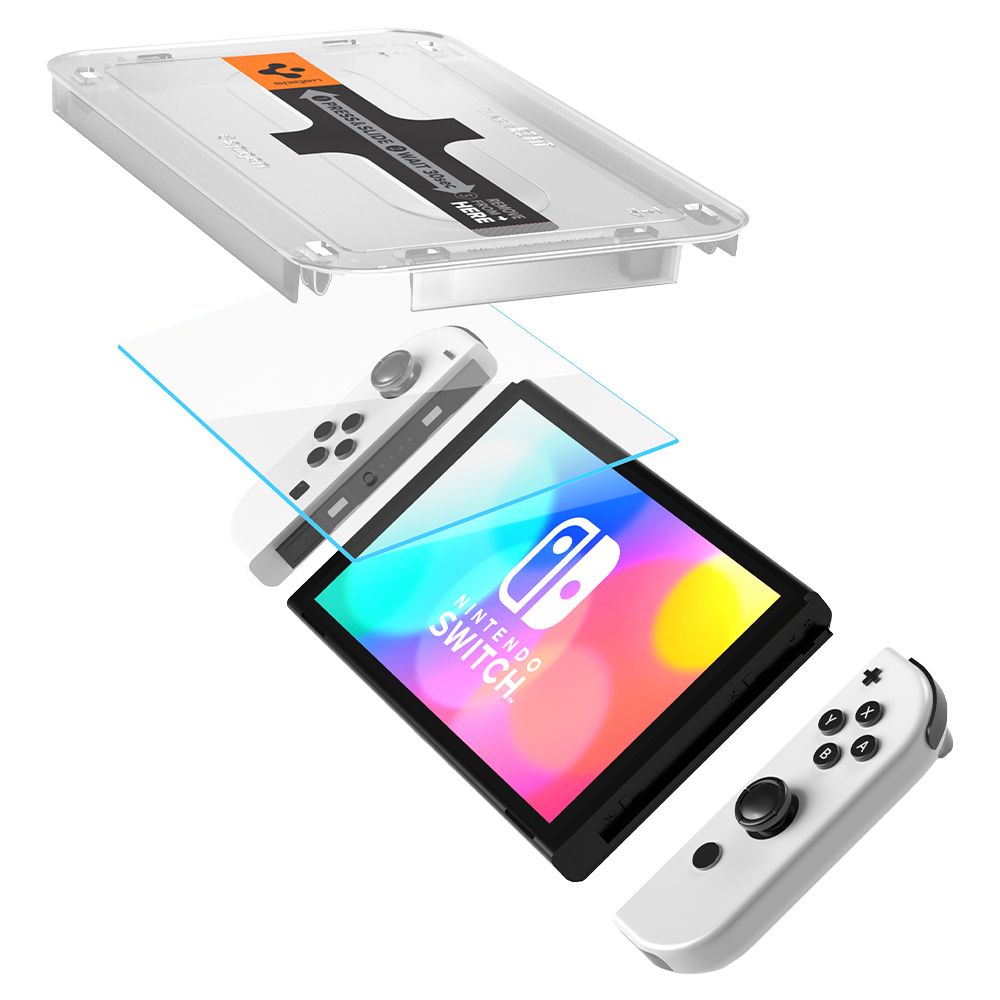 Screen Protector GLAS.tR EZ Fit (2 Stück) Nintendo Switch OLED