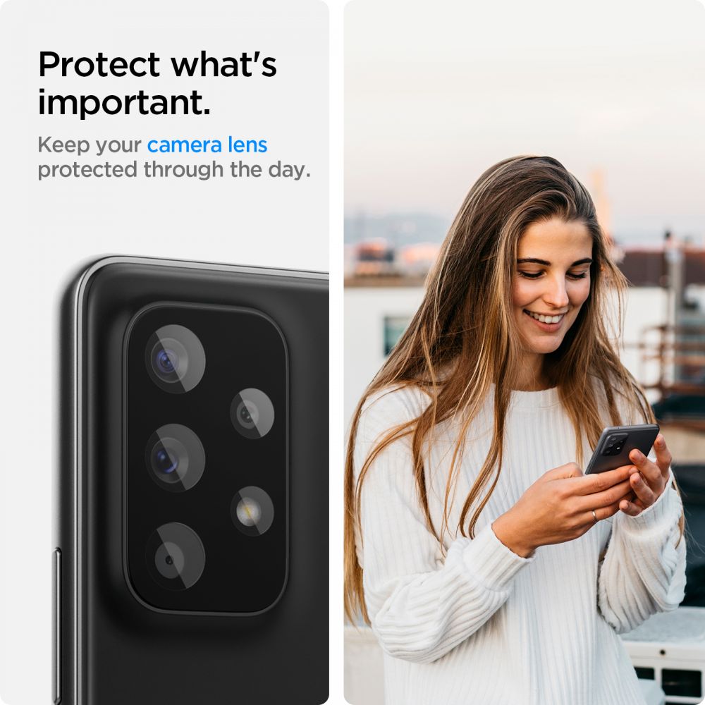 Optik Lens Protector (2-pack) Samsung Galaxy A33/A53/A73 Black